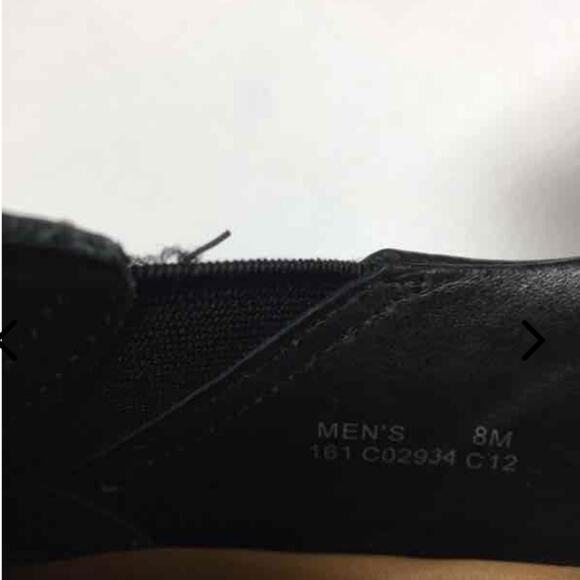 COLE HAAN EUC MENS ALECK BLACK LEATHER SLIPON SHOES. SIZE 8.5 - Picture 14 of 14